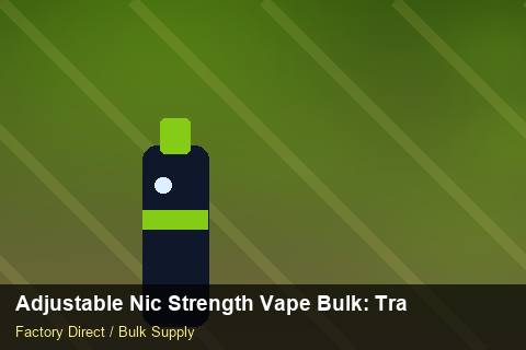 Adjustable Nic Strength Vape Bulk — Adjustable Nic Strength Vape Bulk: Trade Terms — Air Freight Rules photo 2