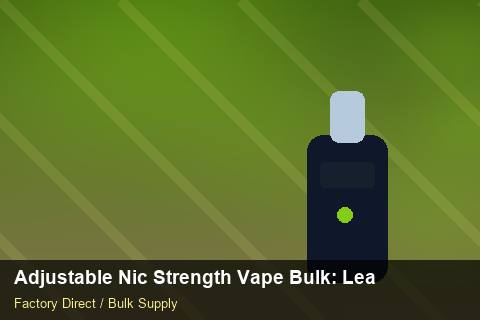Adjustable Nic Strength Vape Bulk — Adjustable Nic Strength Vape Bulk: Lead Time & MOQ — Sea Freight Rules photo 2