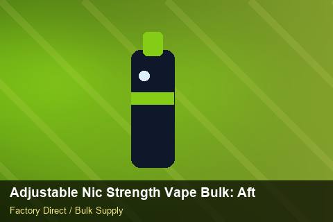 Adjustable Nic Strength Vape Bulk — Adjustable Nic Strength Vape Bulk: After-Sales Support — Sea Freight Rules photo 1