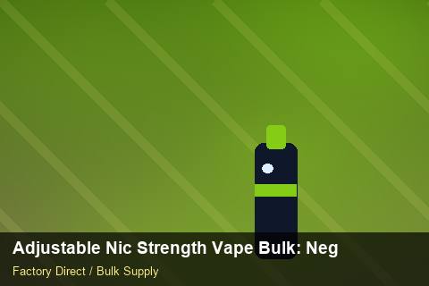 Adjustable Nic Strength Vape Bulk — Adjustable Nic Strength Vape Bulk: Negotiation Tips — Sea Freight Rules photo 1
