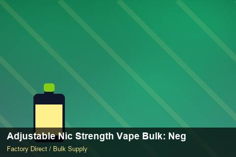 Adjustable Nic Strength Vape Bulk — Adjustable Nic Strength Vape Bulk: Negotiation Tips — Sea Freight Rules photo 2