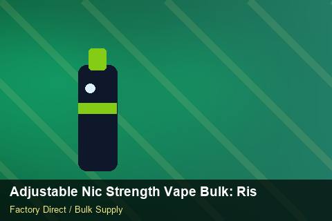 Adjustable Nic Strength Vape Bulk — Adjustable Nic Strength Vape Bulk: Risk Management — Sea Freight Rules photo 1