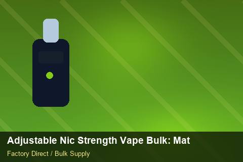 Adjustable Nic Strength Vape Bulk — Adjustable Nic Strength Vape Bulk: Material & Ingredients — Sea Freight Rules photo 2