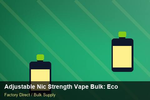 Adjustable Nic Strength Vape Bulk — Adjustable Nic Strength Vape Bulk: Eco-Friendly Materials — Sea Freight Rules photo 1