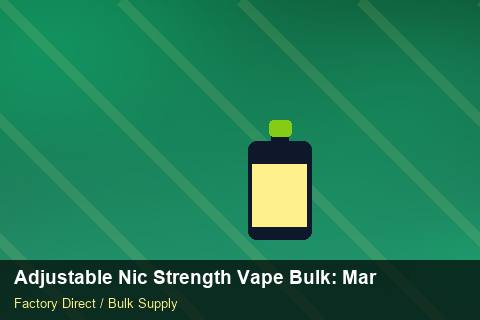 Adjustable Nic Strength Vape Bulk — Adjustable Nic Strength Vape Bulk: Margin Calculator — Sea Freight Rules photo 1