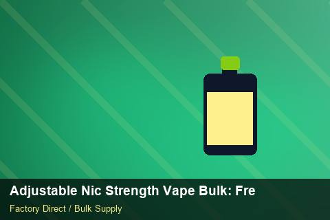 Adjustable Nic Strength Vape Bulk — Adjustable Nic Strength Vape Bulk: Freight Insurance — Sea Freight Rules photo 1