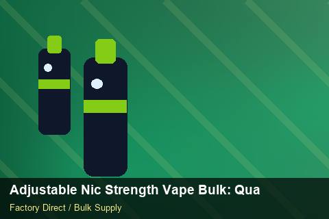 Adjustable Nic Strength Vape Bulk — Adjustable Nic Strength Vape Bulk: Quality Inspection Checklist — Rail Options photo 2