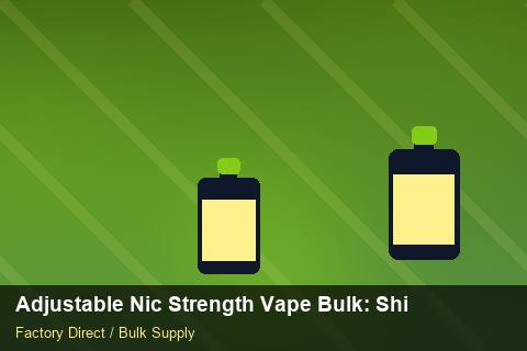 Adjustable Nic Strength Vape Bulk — Adjustable Nic Strength Vape Bulk: Shipping & Logistics — Rail Options photo 2