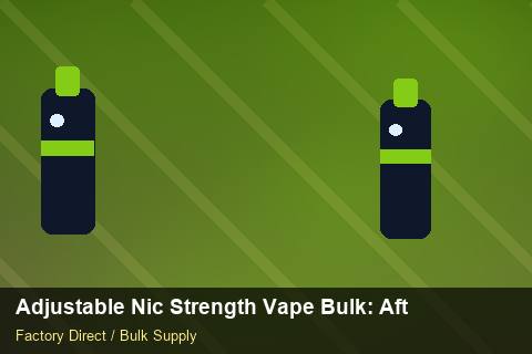 Adjustable Nic Strength Vape Bulk — Adjustable Nic Strength Vape Bulk: After-Sales Support — Rail Options photo 1