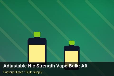 Adjustable Nic Strength Vape Bulk — Adjustable Nic Strength Vape Bulk: After-Sales Support — Rail Options photo 2