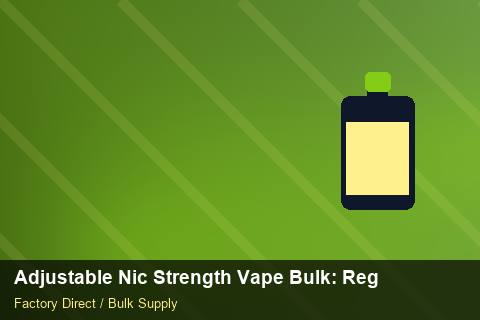 Adjustable Nic Strength Vape Bulk — Adjustable Nic Strength Vape Bulk: Regulatory Update — Rail Options photo 1