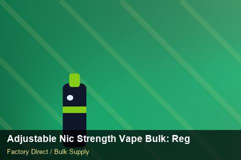 Adjustable Nic Strength Vape Bulk — Adjustable Nic Strength Vape Bulk: Regulatory Update — Rail Options photo 2
