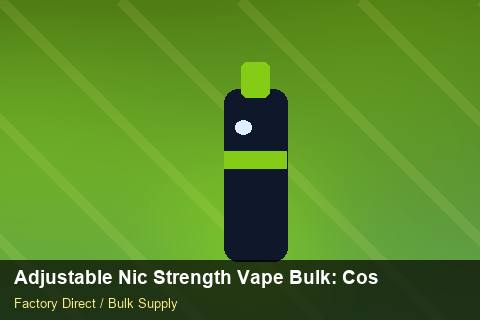 Adjustable Nic Strength Vape Bulk — Adjustable Nic Strength Vape Bulk: Cost Breakdown — Rail Options photo 2