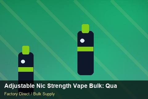 Adjustable Nic Strength Vape Bulk — Adjustable Nic Strength Vape Bulk: Quality Control Process — Rail Options photo 1
