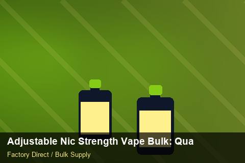 Adjustable Nic Strength Vape Bulk — Adjustable Nic Strength Vape Bulk: Quality Control Process — Rail Options photo 2