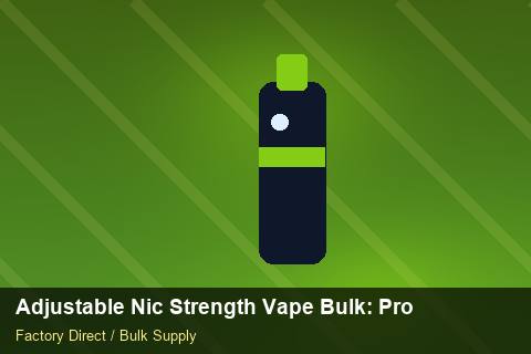 Adjustable Nic Strength Vape Bulk — Adjustable Nic Strength Vape Bulk: Production Capacity — Rail Options photo 2