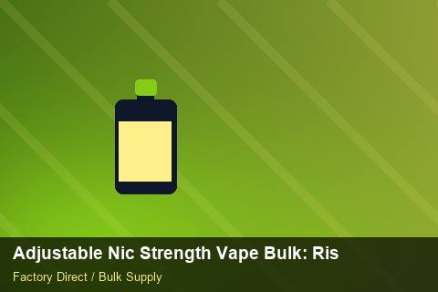 Adjustable Nic Strength Vape Bulk — Adjustable Nic Strength Vape Bulk: Risk Management — Rail Options photo 2