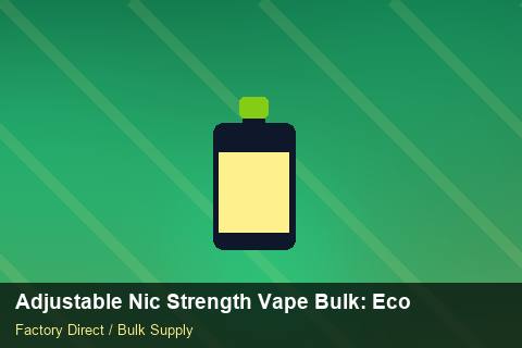 Adjustable Nic Strength Vape Bulk — Adjustable Nic Strength Vape Bulk: Eco-Friendly Materials — Rail Options photo 1