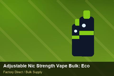 Adjustable Nic Strength Vape Bulk — Adjustable Nic Strength Vape Bulk: Eco-Friendly Materials — Rail Options photo 2