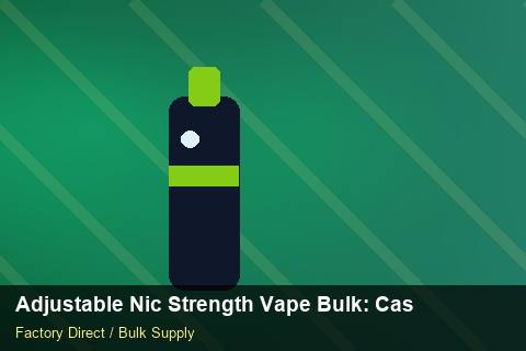 Adjustable Nic Strength Vape Bulk — Adjustable Nic Strength Vape Bulk: Case Studies — Rail Options photo 1