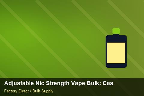 Adjustable Nic Strength Vape Bulk — Adjustable Nic Strength Vape Bulk: Case Studies — Rail Options photo 2