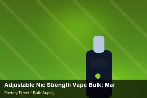 Adjustable Nic Strength Vape Bulk — Adjustable Nic Strength Vape Bulk: Margin Calculator — Rail Options photo 2