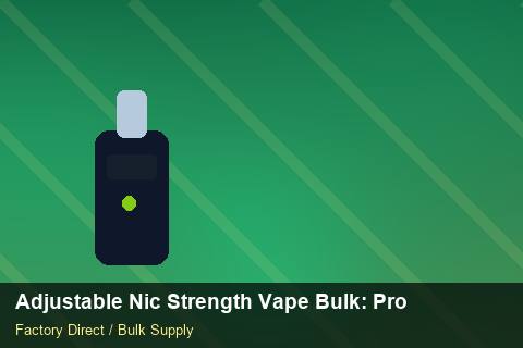 Adjustable Nic Strength Vape Bulk — Adjustable Nic Strength Vape Bulk: Procurement Checklist — Rail Options photo 2