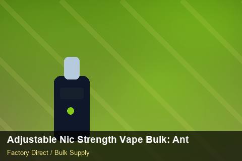 Adjustable Nic Strength Vape Bulk — Adjustable Nic Strength Vape Bulk: Anti-Counterfeit Measures — Rail Options photo 1