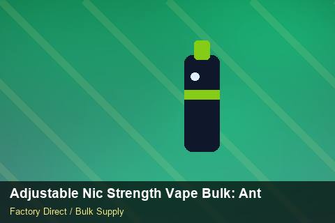 Adjustable Nic Strength Vape Bulk — Adjustable Nic Strength Vape Bulk: Anti-Counterfeit Measures — Rail Options photo 2