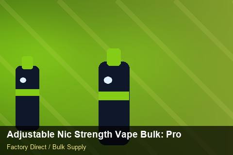 Adjustable Nic Strength Vape Bulk — Adjustable Nic Strength Vape Bulk: Product Launch Playbook — Rail Options photo 2