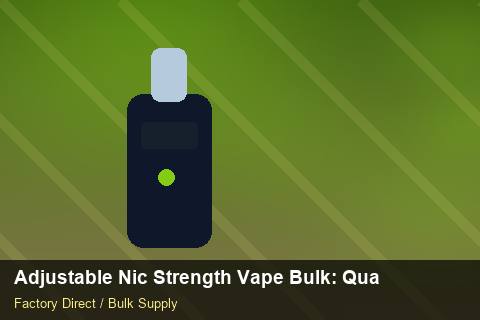 Adjustable Nic Strength Vape Bulk — Adjustable Nic Strength Vape Bulk: Quality Inspection Checklist — Courier Limits photo 1