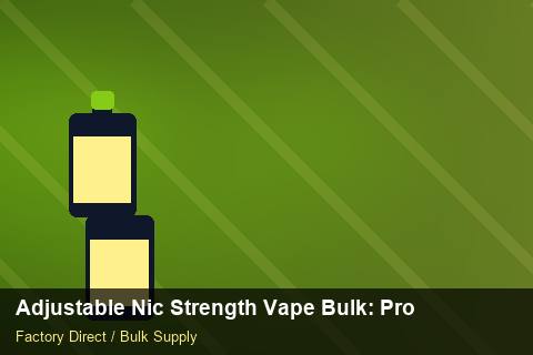 Adjustable Nic Strength Vape Bulk — Adjustable Nic Strength Vape Bulk: Procurement Strategy — Courier Limits photo 1