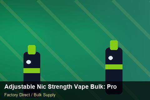 Adjustable Nic Strength Vape Bulk — Adjustable Nic Strength Vape Bulk: Procurement Strategy — Courier Limits photo 2