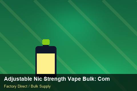Adjustable Nic Strength Vape Bulk — Adjustable Nic Strength Vape Bulk: Compliance Standards — Courier Limits photo 2