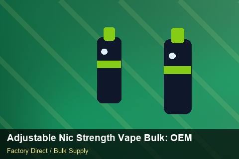 Adjustable Nic Strength Vape Bulk — Adjustable Nic Strength Vape Bulk: OEM & ODM Service — Courier Limits photo 2