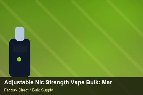 Adjustable Nic Strength Vape Bulk — Adjustable Nic Strength Vape Bulk: Market Trends 2026 — Courier Limits photo 2