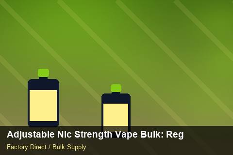 Adjustable Nic Strength Vape Bulk — Adjustable Nic Strength Vape Bulk: Regulatory Update — Courier Limits photo 1