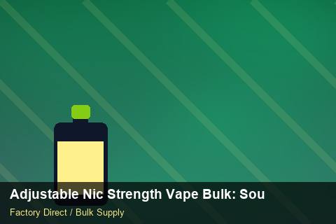 Adjustable Nic Strength Vape Bulk — Adjustable Nic Strength Vape Bulk: Sourcing Workflow — Courier Limits photo 2