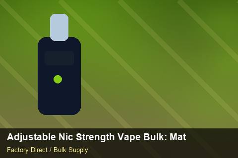 Adjustable Nic Strength Vape Bulk — Adjustable Nic Strength Vape Bulk: Material & Ingredients — Courier Limits photo 2