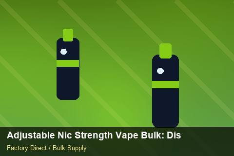 Adjustable Nic Strength Vape Bulk — Adjustable Nic Strength Vape Bulk: Distribution Channels — Courier Limits photo 2