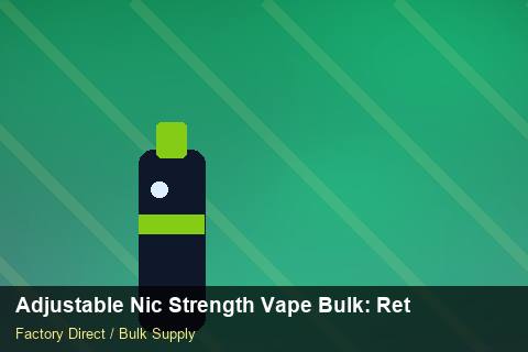 Adjustable Nic Strength Vape Bulk — Adjustable Nic Strength Vape Bulk: Returns & Warranty — Courier Limits photo 1