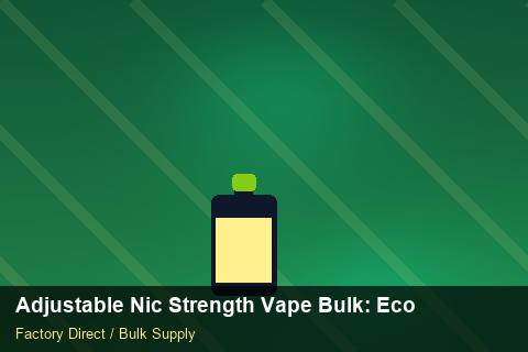 Adjustable Nic Strength Vape Bulk — Adjustable Nic Strength Vape Bulk: Eco-Friendly Materials — Courier Limits photo 1