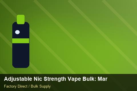 Adjustable Nic Strength Vape Bulk — Adjustable Nic Strength Vape Bulk: Market Comparison — Courier Limits photo 2