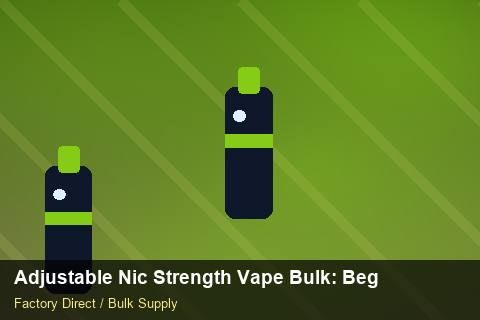 Adjustable Nic Strength Vape Bulk — Adjustable Nic Strength Vape Bulk: Beginner's Guide — Courier Limits photo 1