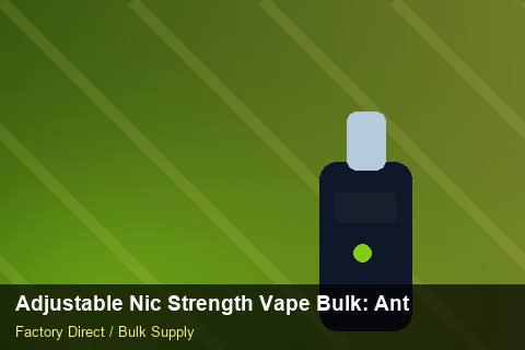 Adjustable Nic Strength Vape Bulk — Adjustable Nic Strength Vape Bulk: Anti-Counterfeit Measures — Courier Limits photo 1