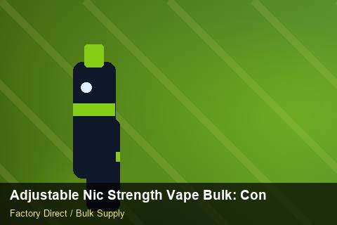 Adjustable Nic Strength Vape Bulk — Adjustable Nic Strength Vape Bulk: Contract Essentials — Courier Limits photo 1