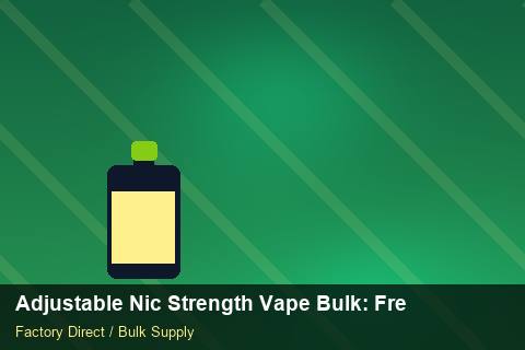 Adjustable Nic Strength Vape Bulk — Adjustable Nic Strength Vape Bulk: Freight Insurance — Courier Limits photo 1