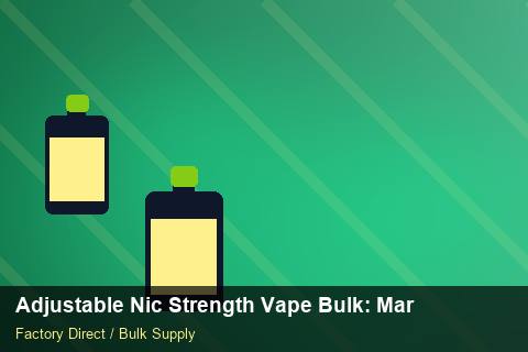Adjustable Nic Strength Vape Bulk — Adjustable Nic Strength Vape Bulk: Market Trends 2026 — Customs Valuation photo 1