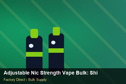 Adjustable Nic Strength Vape Bulk — Adjustable Nic Strength Vape Bulk: Shipping & Logistics — HS Code Notes photo 1