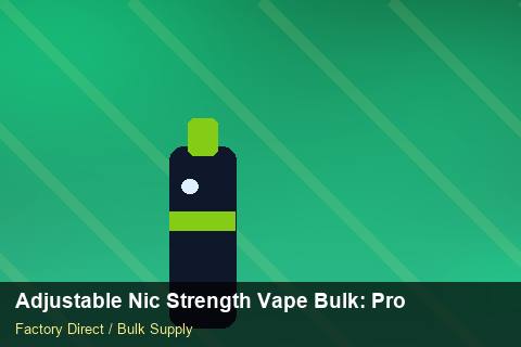 Adjustable Nic Strength Vape Bulk — Adjustable Nic Strength Vape Bulk: Procurement Strategy — HS Code Notes photo 2